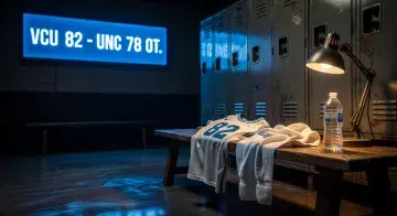 VCU overcomes 19-point deficit to defeat North Carolina 82-78 in overtime in NCAA first-round game