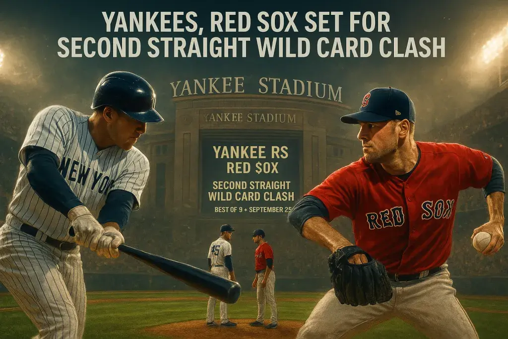 Yankees, Red Sox Set For Second Straight Wild Card Clash