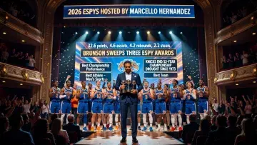 Brunson Sweeps Three ESPY Awards as Knicks End 52-Year Championship Drought